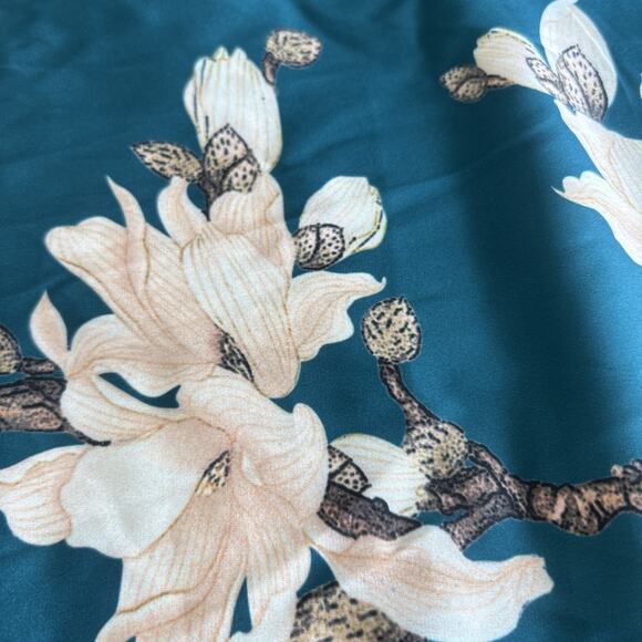 BABEYOND Kimono Robe Cover up with Box Long Floral Satin Sleepwear Silky Bathrob - Picture 8 of 16